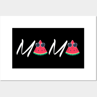 Watermelon Mama Funny Gift Idea for Women Posters and Art